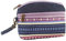 DSOUWEH Porte-monnaie en toile et coton pour filles et femmes, petit porte-monnaie à motif de Style ethnique, Violet - Vent ethnique