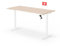 Standable Easy Höhenverstellbarer Schreibtisch 180 x 80 cm I Verstellbarer Office Table mit Handkurbel I Schreibtisch höheneinstellbar 70-115 cm I ergonomischer Büro-Tisch