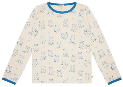 Shirt Langarm aus Biobaumwolle mit Druck, GOTS Zertifiziert