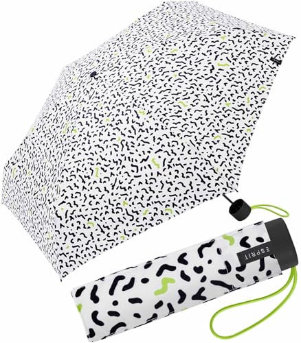 Esprit Super Mini Taschenschirm Petito Memphis Dots - Black-White
