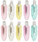 ZOKJSW 10pcs No Bend HaarspangenNo Crease Haar Pin Curl Clips Make Up Clips Nahtlose Haarspange für Haarstyling Make Up