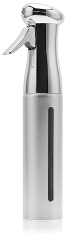 Botella pulverizadora de salón de 300ML, frasco de belleza for peluquería, pulverizador continuo adecuado for botella pulverizadora for cabello, botellas de pulverizador for cabello ( Color : Sliver ,