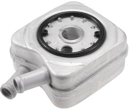 Partuto Motoröl-Kühler Nr. 068117021BX - Getriebeöl-Kühler - für Audi A4 1996-1999 Aluminiumlegierung Silberton - 1 Stück