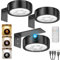 Luci per Quadri Senza Fili con Telecomando, 2600mAh Faretti LED Ricaricabili USB per Quadri Lampada Applique Quadro Luce da Parete Interno a Batteria Luce Muro Adesiva per Esposizione Pittura Vetrina