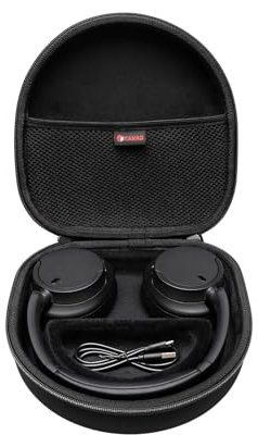 XANAD Kopfhörer Tasche für Sony WH-CH720N / WH-CH710N / WH-CH700N Kabelloser Bluetooth Kopfhörer mit Noise Cancelling Over-Ear Headphone Case (Schwarz)