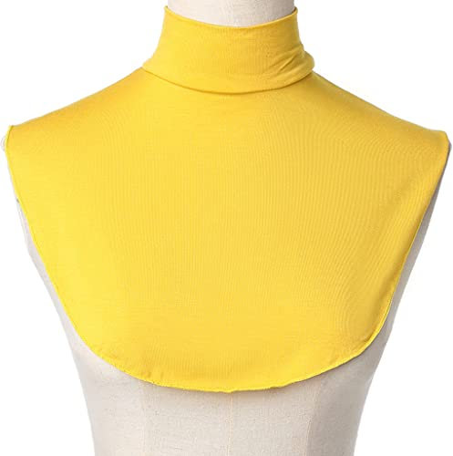 Frauen Rollkragen Fake Collar Hijab Extensions Solid Neck Cover Half Tops