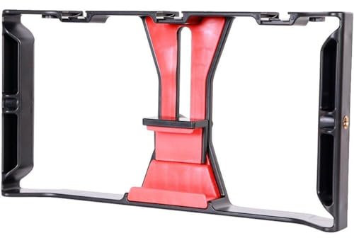 Sanfly Smartphone-videokamera-käfig, Handstabilisator, Filmherstellungs-Rig Für Smartphone-handgriffhalterung, Handy-videostabilisator