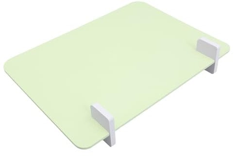 PLAFOPE 1Set Self Standing Sneeze Guard Panel for Desktop Privacy Easy Installation Divider Screen for Students and Office Use Barrier Board for Safe Interaction and Convenience