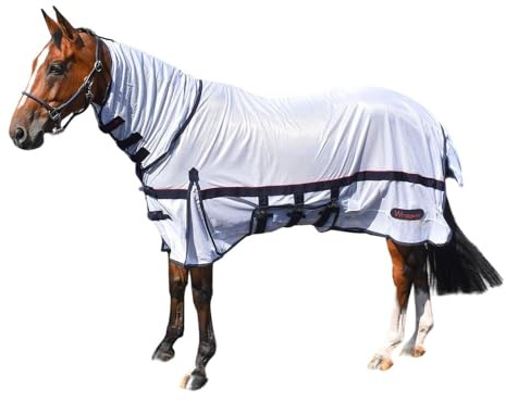 Whitaker Rastrick High-Neck Mesh Horse Fly Rug (5´ 9) (White)