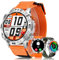 MEGALITH Montre Connectée Homme Sport: Appel Bluetooth Smartwatch pour Android et iOS - Montre Tension Arterielle Fréquence Cardiaque - Montre Homme Etanche Orange