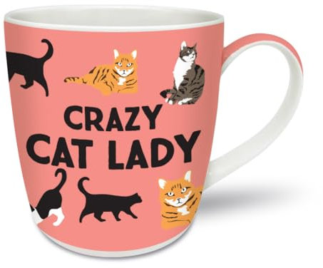 Crazy Cat Lady - New Bone China Gift Mug by Smiling Faces