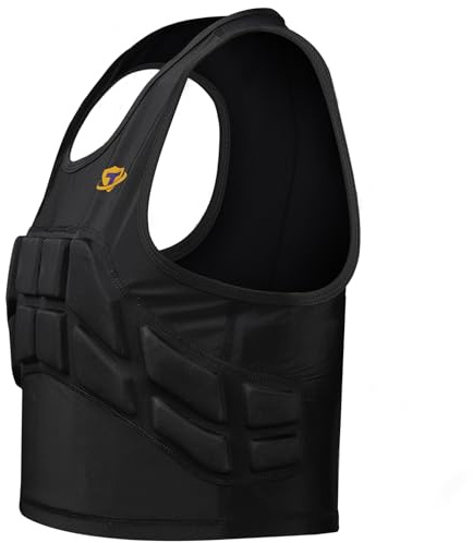 TUOYR Impact Vest for Women Chest Protector Padded Compression Vest for Sports, Karate, Football, Breast and Rib Protection
