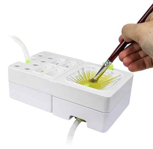 Painting Water Dispenser,Paint Water Dispenser Electric Paintbrush Cleaner | Paint Brush Washer For Valentine's Day, Thanksgiving, Christmas
