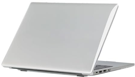 Custodia protettiva rigida trasparente per laptop compatibile con Huawei Mate Book D14 2023, compatibile con Huawei Mate Book D14 2024, custodia protettiva rigida trasparente (trasparente)