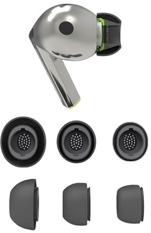 Wiki VALLEY Ear Tips Set for Samsung Galaxy Buds,Earhooks Kit Silicone Eartips for Galaxy Buds SM-R170 Headphone (Galaxy buds3 pro Black)
