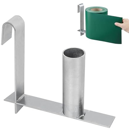 LZYDKH Abrollhilfe für Sichtschutzstreifen, Edelstahl Montagehilfe Abrollhilfe für PVC Zaunblende Einfache und Schnelle Montage Doppelstabmattenzaun Zubehör