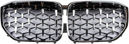 Kühlergrill Grill für BMW Für X5 Für G05 2019-2022 Auto Front Niere Stoßstange Grills(Schwarz)