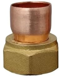 PIUHRKLEVD Raccord de plomberie en cuivre for climatiseur, femelle BSP 1-1/4 x 28 mm PIUHRKLEVD