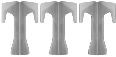ANKROYU 3er-Pack Edelstahl-Grillplatten-Abstandshalter, Grillpfannen-Dichtungshalter, Grillmatten-Stützständer für Fässer und Barbecue-Grills, 7,7 cm, universelle Passform