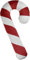Decordruk Zuckerstange Kissen - Dekoratives Kopfkissen, Weihnachtskissen, Plüschkissen, Weihnachtsdekoration - zum Weihnachten - Hypoallergene Füllung – Rot - 24x13 cm - 1 Stück