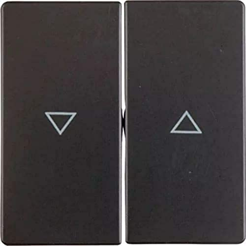 Tecla doble persiana, series berker Q.x de hager, antracita,