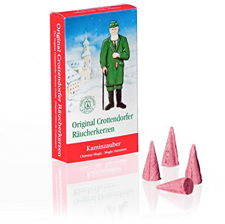 Original Crottendorfer - Räucherkerzen - Duft: Kaminzauber - Menge: 24 Stück - Größe: M - Made in Germany