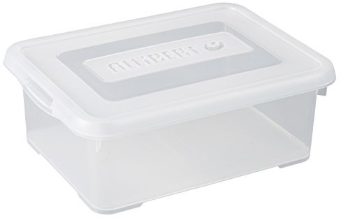 Allibert Aufbewahrungsbox Handy, 12 L, Polypropylen, Transparent, 35 x 25 x 10 cm
