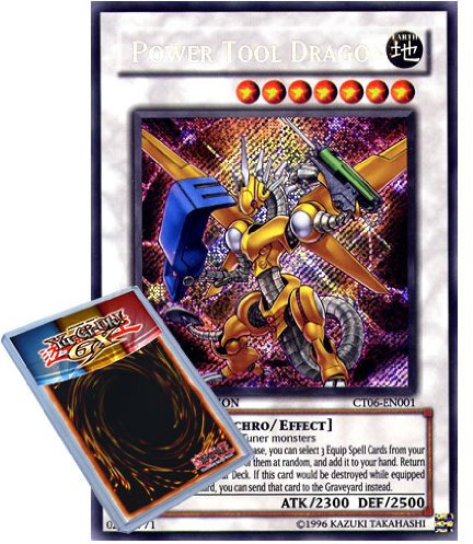 YU-GI-OH! YuGiOh : CT06-EN001 Limited Ed Power Tool Dragon Secret Rare Card Single Card