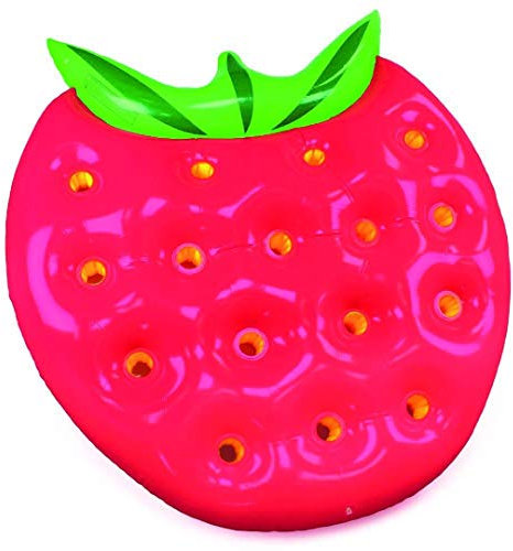Linea Garden Friend Luftmatratze, Strawberry, Erdbeere (Verde-Rosso), 32 x 27 x 18 cm, g1782149