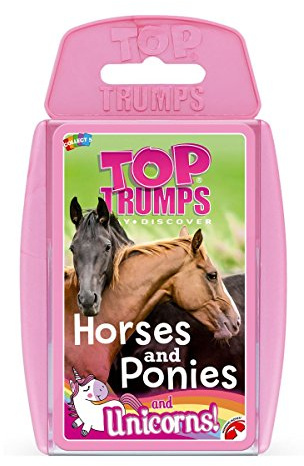 Horses and Ponies and Unicorns Top Trumps Card Game