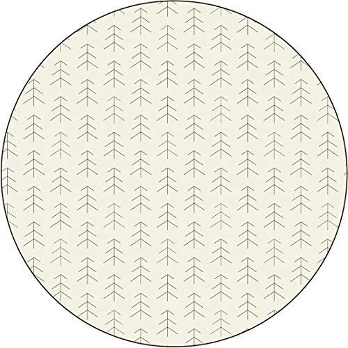 coopz Weihnachtsbaumdecke Weihnachten Christbaumdecke Rund Tannenbaum, Farbe:dunkelgrau