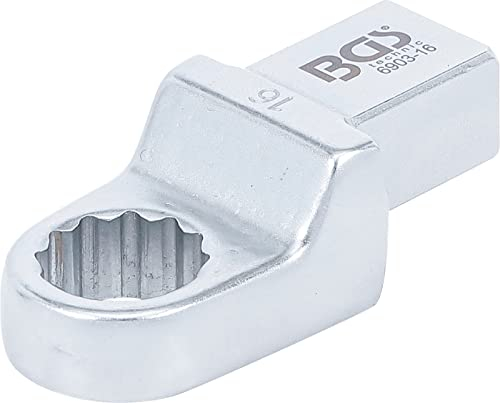 BGS 6903-16 | Einsteck-Ringschlüssel | 16 mm | Aufnahme 14 x 18 mm