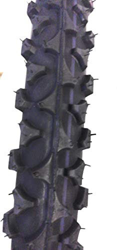 2 neumáticos + 2 cámaras de aire de 26 x 1,90 (47-559) para MTB Mountain Bike Bici Bicicleta Negro