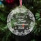 Personalised Christmas Bauble Baby's First Christmas Decoration 1st Xmas Ornaments Acrylic Gift for New Baby Son Daughter Granddaughter Grandson (Circle)