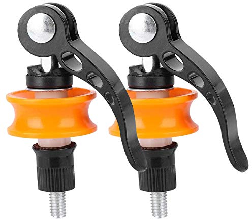 Qixuer 2 Piece Bike Chain Keeper Fix Cleaning Tool with Bike Chain Clean Brush Quick Release Protector Bike Wheel Holder for Chain Cleaning Transporting Lubing Storing