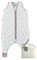 molis&co - Baby Schlafsack mit Füßen 0.5 TOG - Sommerschlafsack für Jungen - Kinder Babyschlafsack mit Beinen - 100% Baumwolle (Oeko-TEX 100), Premium Qualität - Bloom Pink (100 cm)