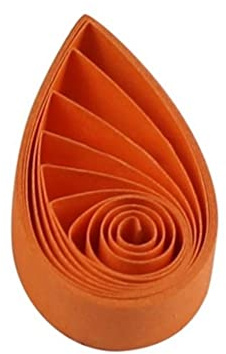 ODETOJOY Quilling Strips 5mm Paper Quilling Set Solid Color Star Origami Paper DIY Hand Crafts Single Color Quilling Paper Filigee Strips (Orange)