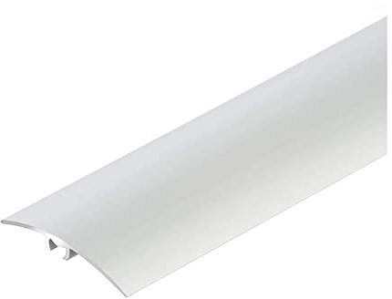 AM-Sup-Aluminium Carpet Cover Threshold Transition Strip 0.93M Silver Door Floor Trim TMW Profiles (930x50mm)