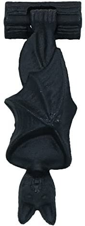 Fledermaus-Türklopfer, Glockenring, Gusseisen, Gartenhaus, Haus, Gusseisen, Gothic Shop