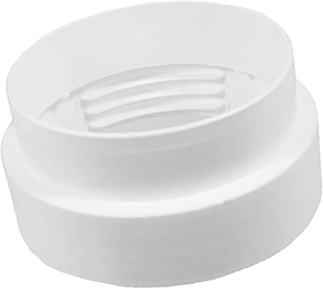 SPARES2GO Tumble Dryer Vent Adaptor 4 100mm Threaded Female Duct Hose Outlet Connector Ring