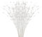 LFDecor 12 Stück Weihnachts-Glitzer-Beerenstiele, weiße Beerenzweige, künstliche Weihnachtsspieße, burgunderrote Zweige für Weihnachtsbaumschmuck, Hochzeitsvase, Heimdekoration, 39,9 cm