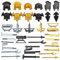 ALiquid Custom Minifiguren Waffen Set, Custom Waffen Set für Minifiguren, Mittelalterliche Uruk Soldat Waffen Set für Lego Minifiguren - 35 Stück