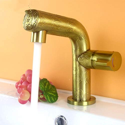 Wasserhähne, heiße und kalte Bronze-Waschtischarmatur unter der Theke Fashionable