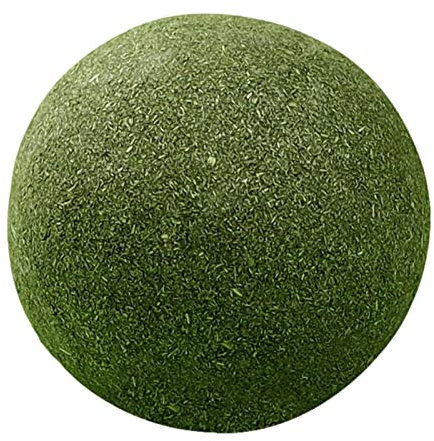 Jouet Boule d'herbe à Chat - 10 cm - Boule à la Menthe - Sain - Super Grande - Léchable - Naturelle - Jouet Auto-soulageant pour Les friandises
