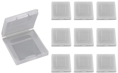 JSKWIKE 10 Pcs Hüllen Für Gameboy Klarsichthüllen-Schutzhüllen Schutz Spiel Patrone Hülle Staub Schutzhülle Game Cartridge Schutzhülle Spielkartenetui Kartenboxen Für Gameboy Color GB GBC GBP