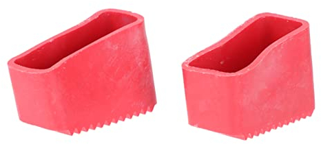 SOESFOUFU 2St Leiterfüße Dachbodenleiter Leiterfußmatte Trittleiter-Gummifüße fussstopfen für leiter Leiterkappen Haushalt Fußabdeckung Schutzkappe Teleskopleiter Gummimatte rot