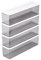 MyCulina 4 Pack 1500 ML Pasta Storage and Fridge Containers Set - Multifunctional, Stackable, Food Storage Boxes with Lids for Fresh Dry Vegetable, Fruit, Meat, Cereal, Ice Cream Organiser/Antr