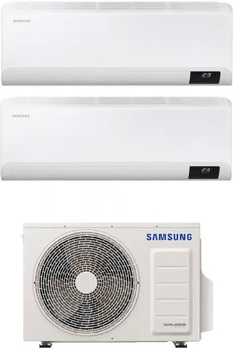 SAMSUNG CLIMATIZZATORE WINDFREE C-NEXT WIFI DUAL SPLIT AJ050TXJ2KG DUE SPLIT 9000+12000