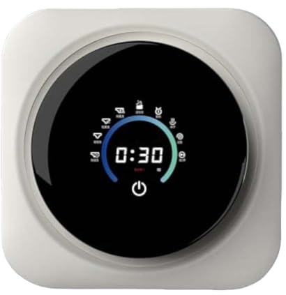 BERRIHORT Sèche-linge, Machine à Laver Murale, Machine à Laver Compacte à Écran Tactile LED, Contrôle Facile pour 14 Modes Automatiques, pour Blanchisserie d'appartement