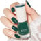 Nude Nail Polish, Nude Quick Dry Nail Varnish - Oil Based Natural Long Lasting Nail Polish - No Need Uv Nail Paint For Diy Nail Art Manicure At Home -French Manicure (40#Dark Green)